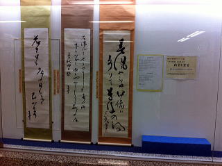 えひめ資料室俳句コーナー展示の写真