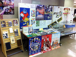 草津温泉の展示の様子